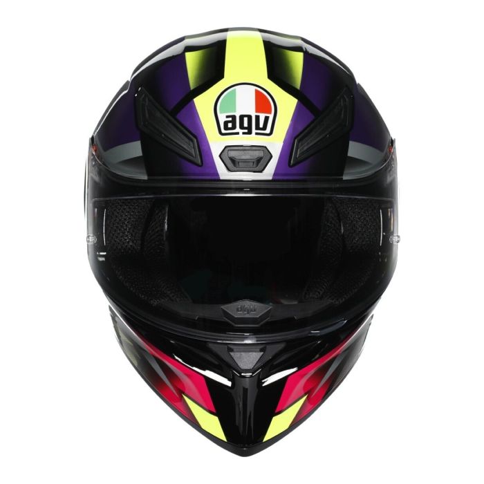 Casco Integrale Agv K1 S Fastlap E2206 Black/purple/pink