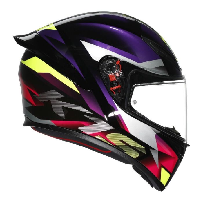 Casco Integrale Agv K1 S Fastlap E2206 Black/purple/pink