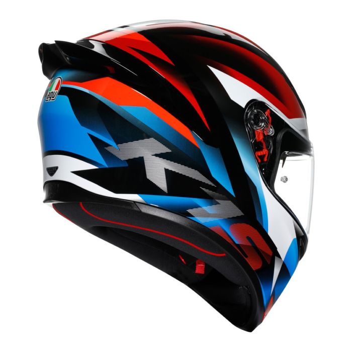 Casco Integrale Agv K1 S Fastlap E2206 Black/red/blue