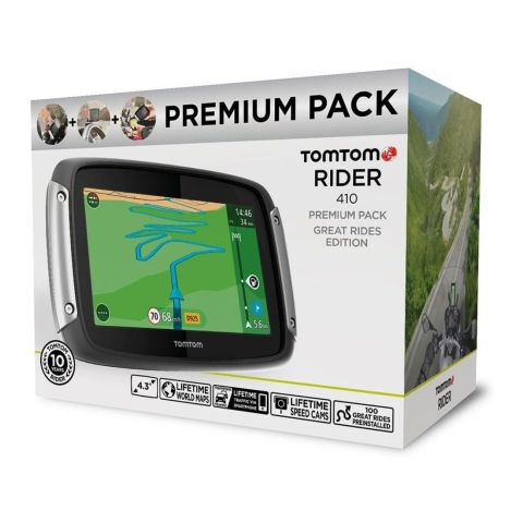 Navigatore Da Moto Tomtom Rider 410 World Premium Pack