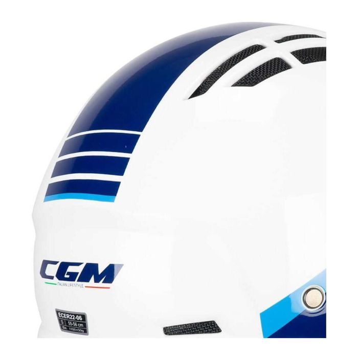 Casco Estivo Cgm 116a Air Mono Bianco Blu