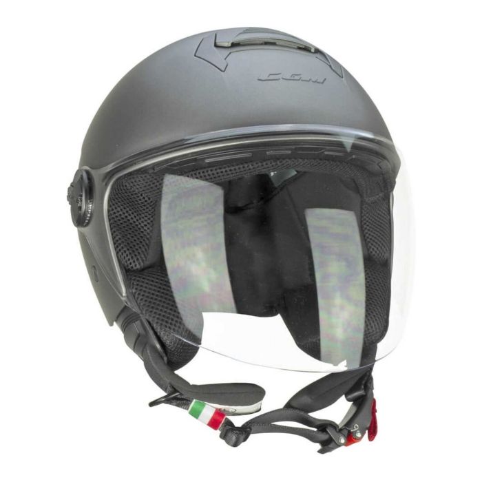 Casco Cgm 167a Flo Mono Visiera Lunga Antracite Satinato