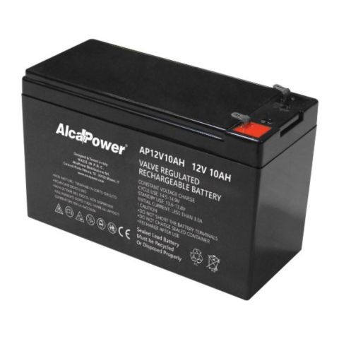 Batteria Al Piombo Ricaricabile AGM Per Servizi 12v 10ah