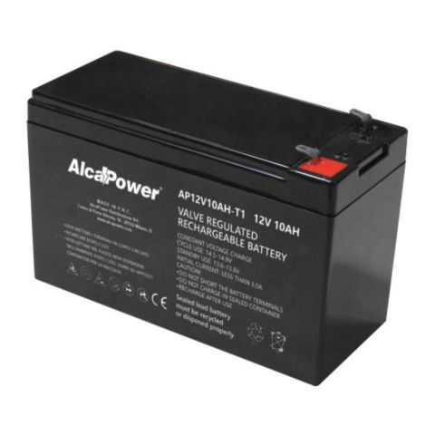 Batteria Al Piombo Ricaricabile AGM Per Servizi 12v 10ah - T1
