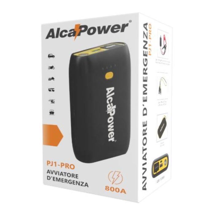 Avviatore Emergenza 800A + Powerbank Pj-1pro