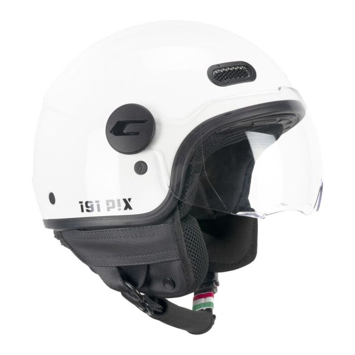 Casco Cgm 191a Pix Mono Visiera Sagomata Bianco