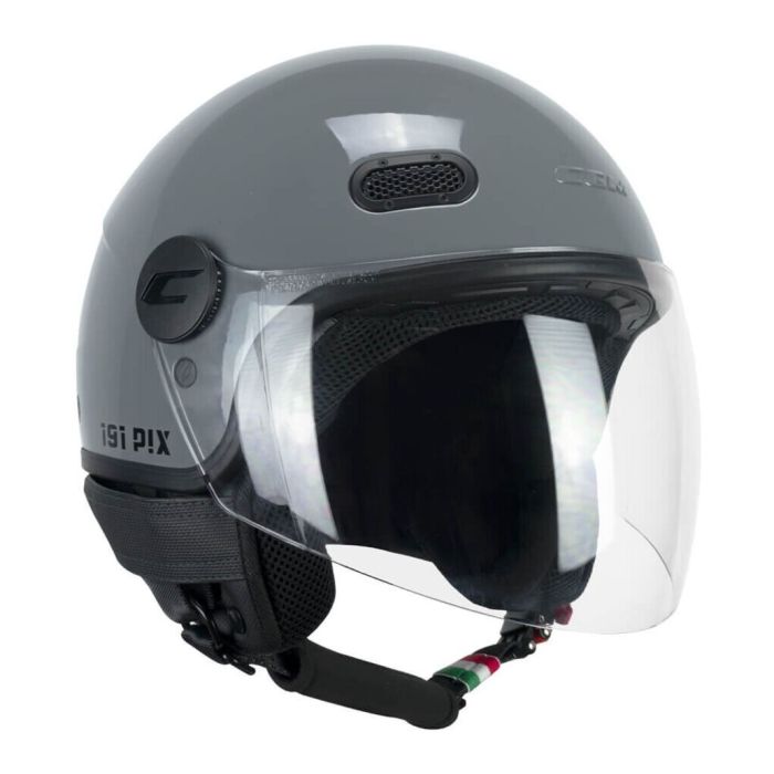 Casco Cgm 191a Pix Mono Visiera Lunga Grigio