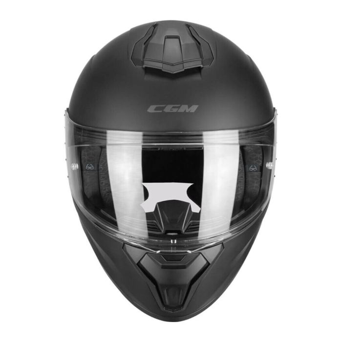 Casco Integrale Cgm 330a Riot Mono Nero Opaco