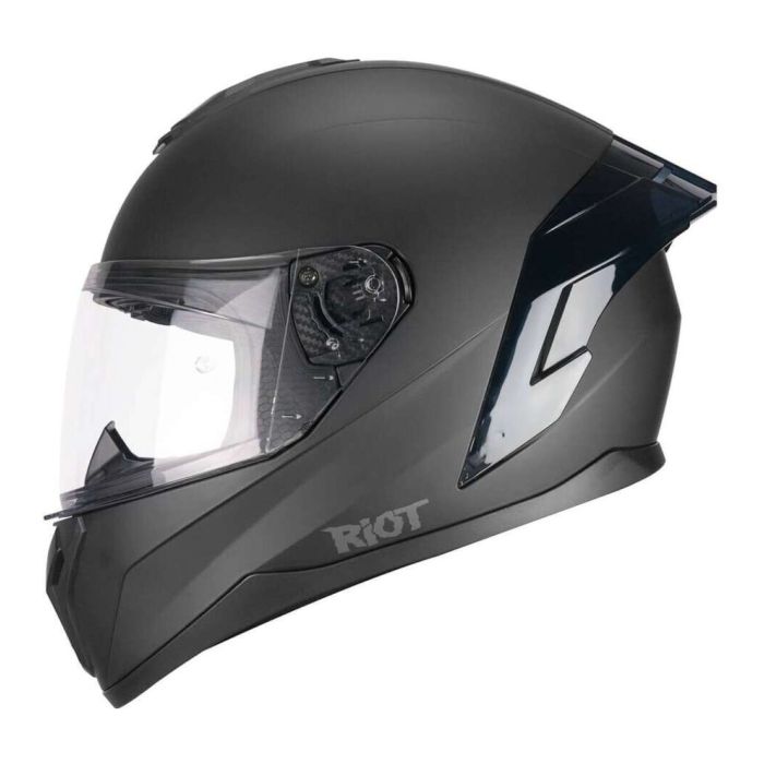 Casco Integrale Cgm 330a Riot Mono Nero Opaco