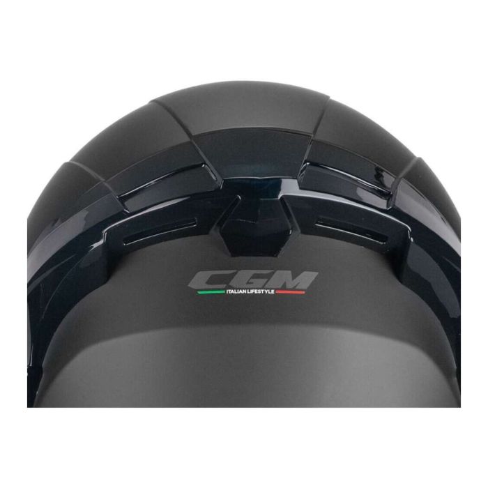 Casco Integrale Cgm 330a Riot Mono Nero Opaco