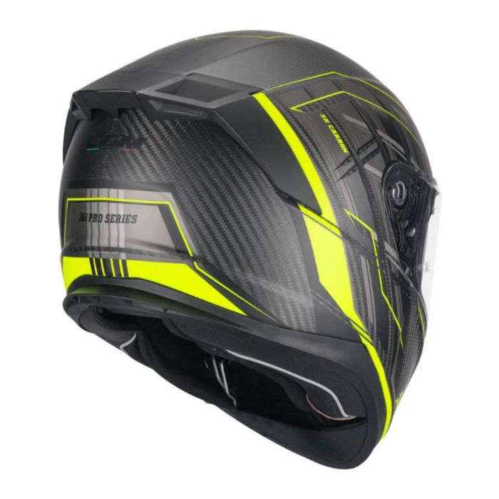 Casco Integrale Cgm 361g Avent Pro Sport Carbon Giallo Fluo O