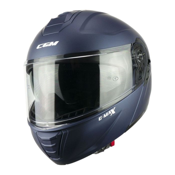 Casco Modulare Cgm 569a C-max Mono Blu Satinato