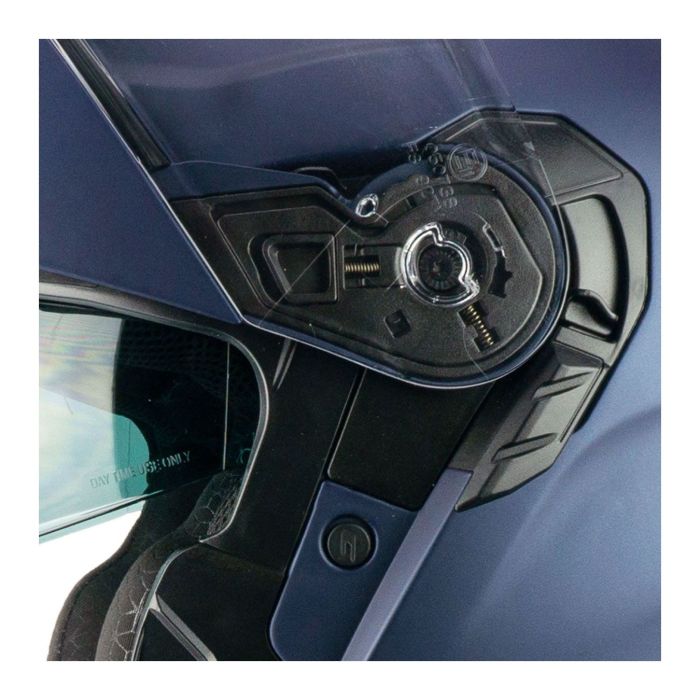 Casco Modulare Cgm 569a C-max Mono Blu Satinato