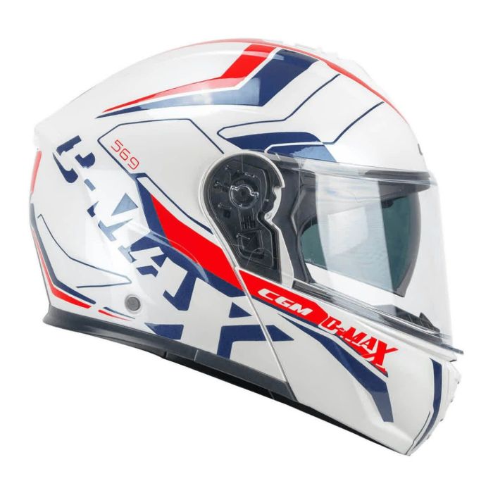 Casco Modulare Cgm 569g C-max City Blu Bianco Rosso