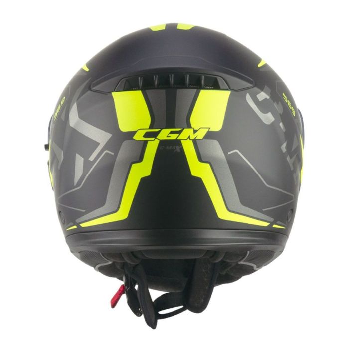 Casco Modulare Cgm 569g C-max City Nero Giallo Fluo Opa