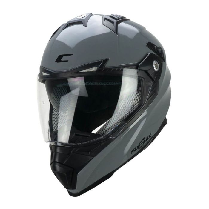 Casco Integrale Cgm 666a Twin Mono Grigio