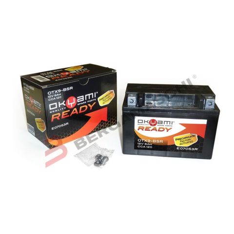 Batteria Okyami Ready Otx9-bsr Precaricata Sigillata - Pronta All'uso