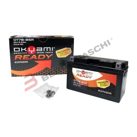 Batteria Okyami Ready Ot7b-bsr Precaricata Sigillata - Pronta All'uso