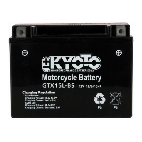 Batteria Moto Kyoto Ytx15l-bs - Pronta All'uso