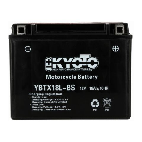 Batteria Moto Kyoto Ytx18l-bs - Pronta All'uso
