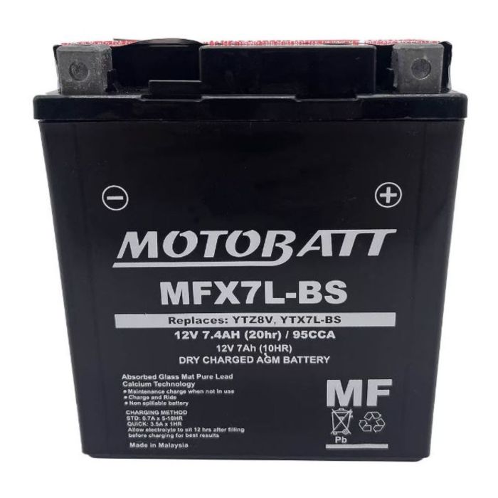 Batteria Motobatt Mtx7l Gel Precaricata Sigillata