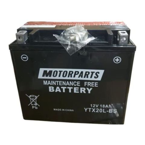 Batteria Motorparts Ytx20l-bs Agm - Pronta All'uso
