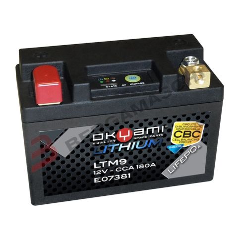 Batteria Okyami Ltm9 Cbc Litio 2