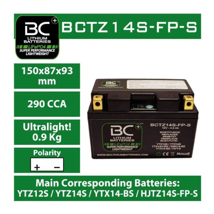 Batteria Litio Lifepo4 Bctz14s-fp-s