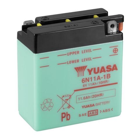 Batteria Yuasa 6n11a-1b 6v. 11ah.