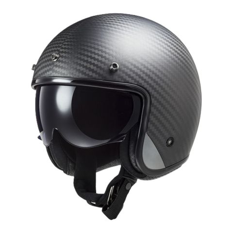 Casco Ls2 Of601 Bob II Solid 06 Carbon