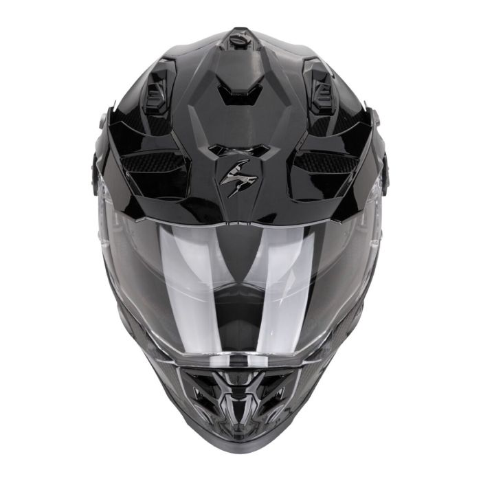 Casco Scorpion Adf-9000 Carbon AirSolid Nero