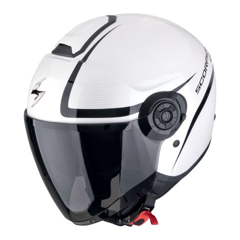 Casco Scorpion Exo-city II Intercity Bianco-nero