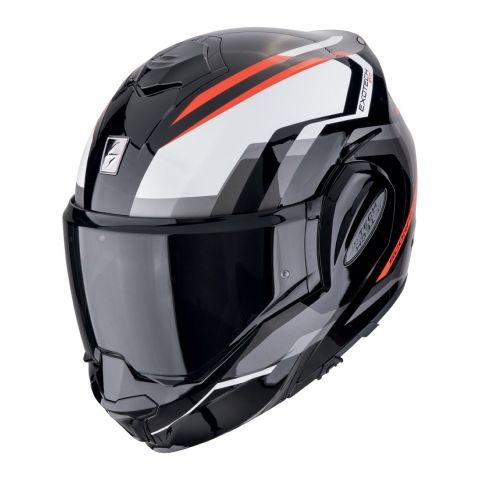 Casco Scorpion Exo-tech Evo Furio Nero-rosso