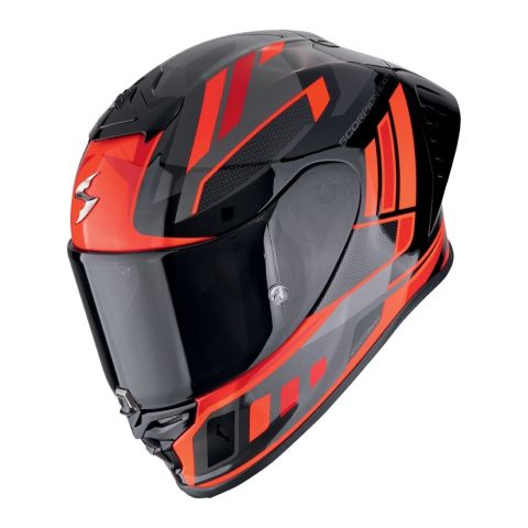 Casco Scorpion Exo-r1 Evo II Air Vital Nero-argento-rosso