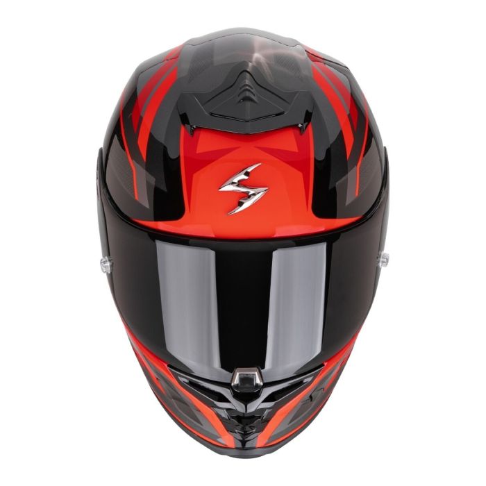 Casco Scorpion Exo-r1 Evo Ii Air Vital Nero-argento-rosso