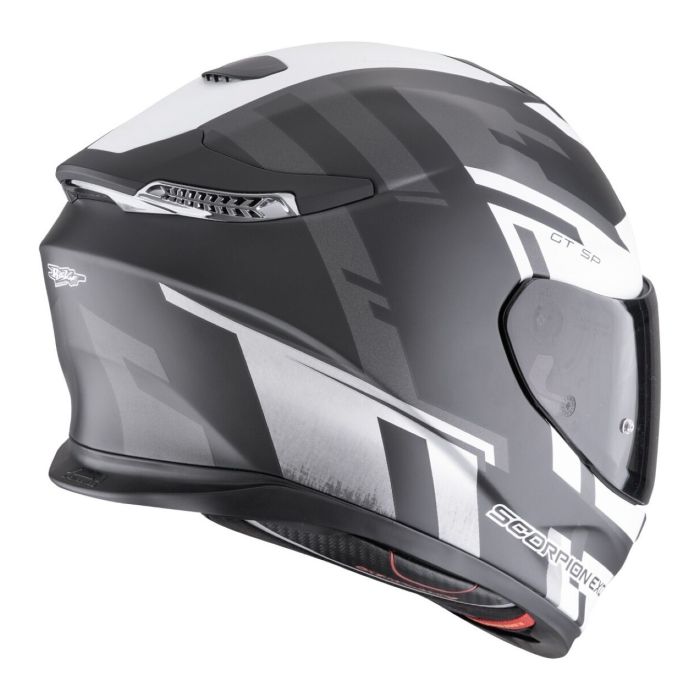 Casco Scorpion Exo-gt Sp Air Tornado Nero Opaco-argento