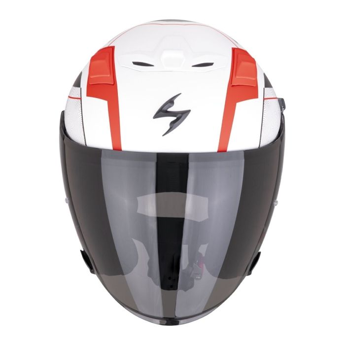 Casco Scorpion Exo-z1 Vue Bianco Opaco-rosso-n