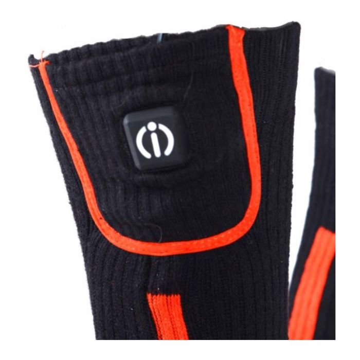 Calze Riscaldate Klan Dual Power Socks Nero Arancio