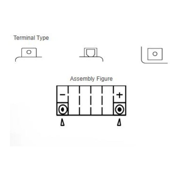 Batteria Fiamm Agm Ftz7s-12b - Ytz7s 12v. 6 Ah.