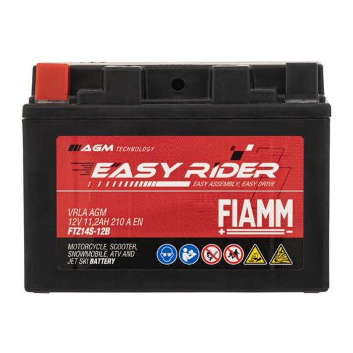 Batteria Fiamm Agm Ftz14s-12b - Ytz14s 12v. 11.2 Ah.