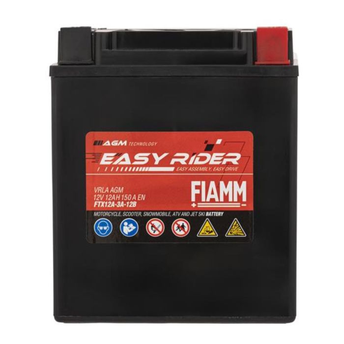 Batteria Fiamm Agm Ftx12a-3a-12b 12v. 12 Ah.