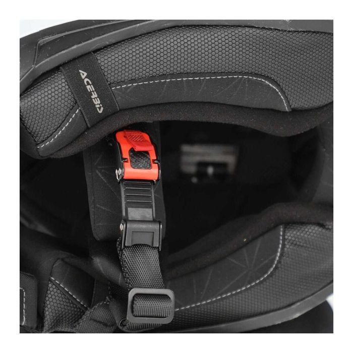 Casco Enduro Acerbis Assault Mono Bianco