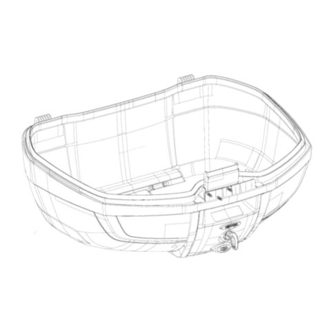 Givi Ze46fnm Ricambio Fondo Montato Serie E46