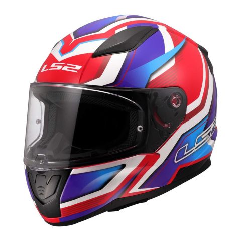 Casco Integrale Ls2 Ff353 Rapid II Flitz White Blue Red
