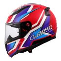 Casco Integrale Ls2 Ff353 Rapid Ii Flitz White Blue Red