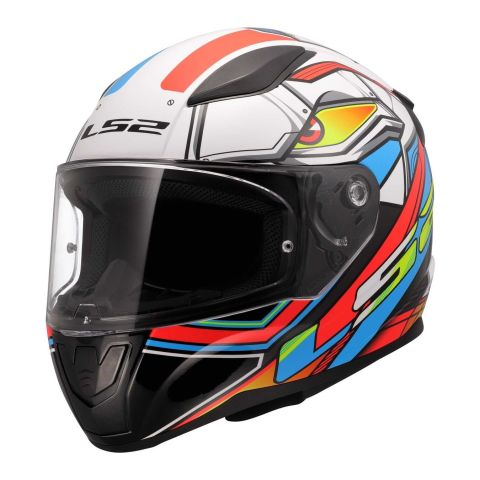 Casco Integrale Ls2 Ff353 Rapid Ii Xdron White Neon Orange