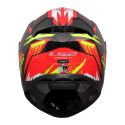 Casco Integrale Ls2 Ff811 Vector Ii Carbon Tantic Red H-v Yellow