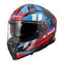 Casco Integrale Ls2 Ff811 Vector Ii Carbon Tantic Red Blue