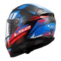 Casco Integrale Ls2 Ff811 Vector Ii Carbon Tantic Red Blue