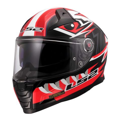 Casco Integrale Ls2 Ff811 Vector Ii Buntri Black Red